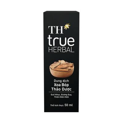 Dung Dịch Xoa Bóp Thảo Dược TH true HERBAL 50 ml